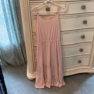 Knox Rose midi scoop neck dress